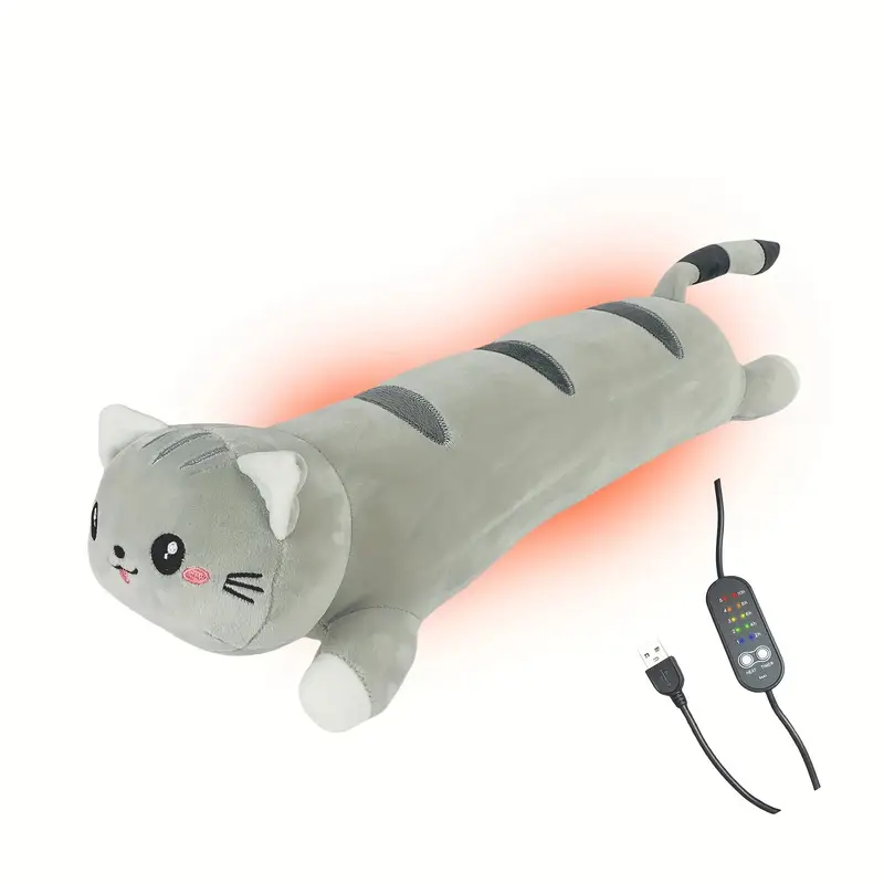 SnugBuddies: Heated Kitten Plush for Anxiety Relief