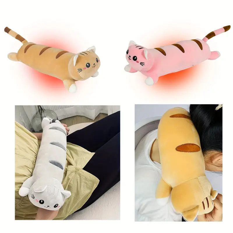 SnugBuddies: Heated Kitten Plush for Anxiety Relief