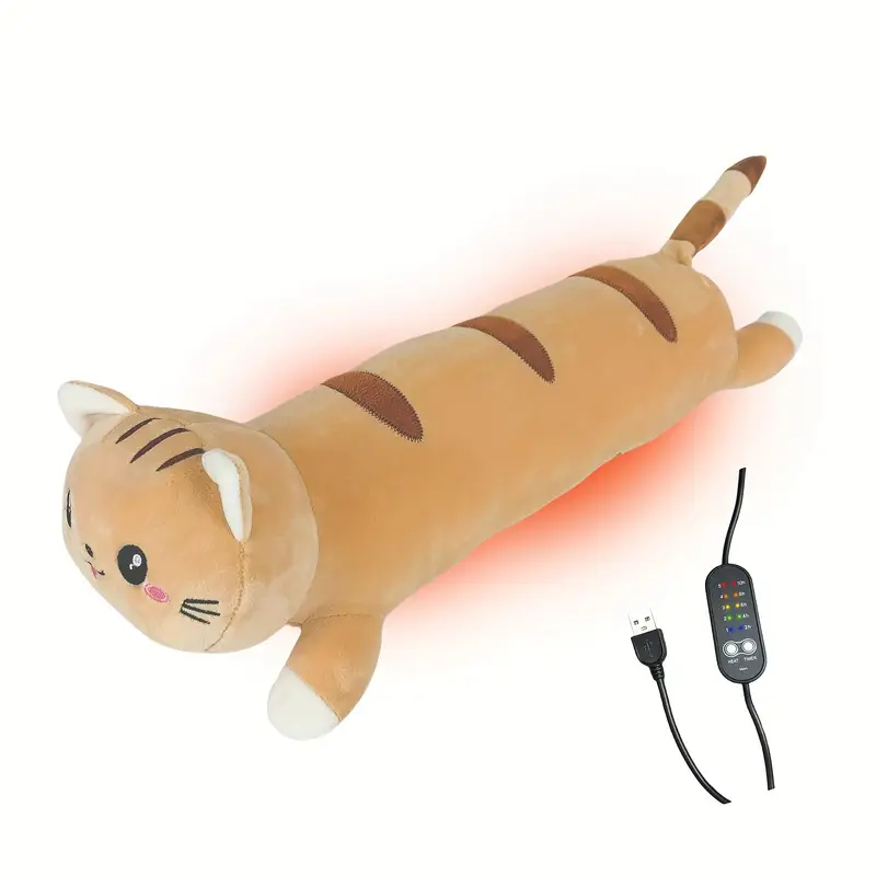 SnugBuddies: Heated Kitten Plush for Anxiety Relief