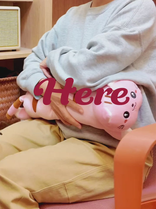 SnugBuddies: Heated Kitten Plush for Anxiety Relief